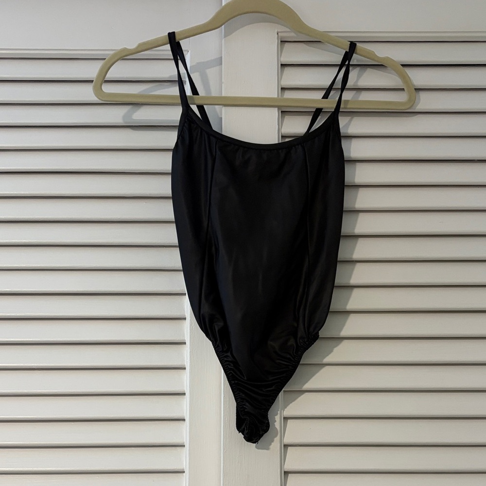 Boohoo Leather Bodysuit